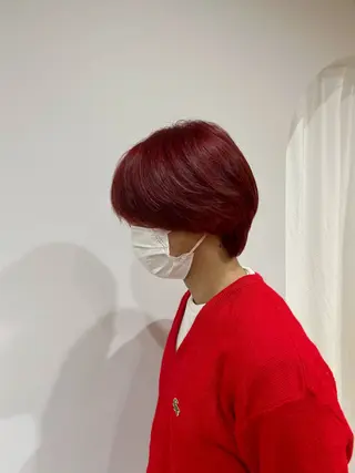 カラー メンズ 川端 明莉のヘアスタイル