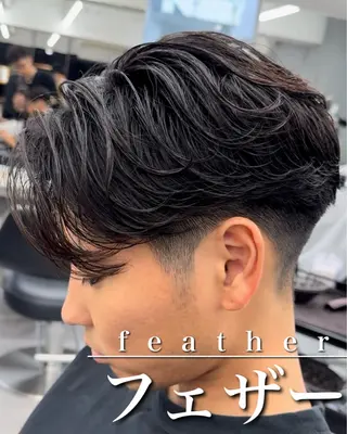 パーマ メンズ 【ØVARL】 縦落ち/波巻き/渡邉のヘアスタイル