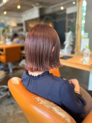 ショート カラー 髪質改善カラー ベージュ🤎YUMEのヘアスタイル