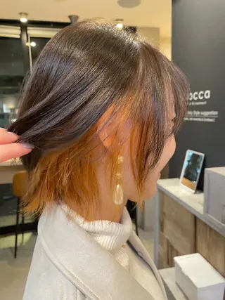ショート カラー なかしま まなかのヘアスタイル