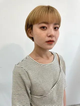 ショート silo所属・silo MOKA 顔周りカット🦦のヘアスタイル