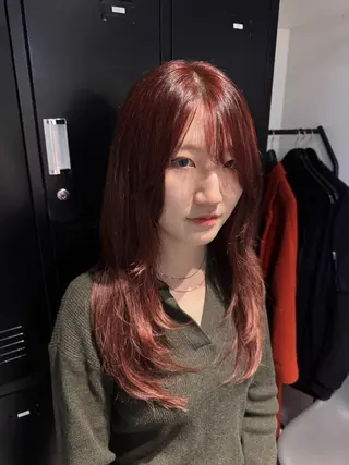 セミロング saki/Insta fleur_sakiのヘアスタイル