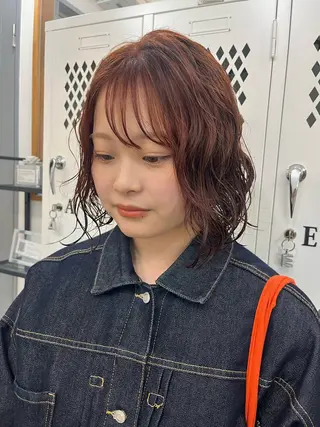 ショート カラー パーマ 🌼sunc HINAMI🌼のヘアスタイル