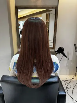 セミロング あおき りゅうせいのヘアスタイル