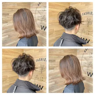 ミディアム メンズ VII 市妙瑠基のヘアスタイル