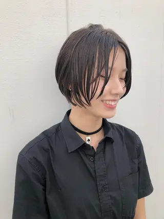 ショート カラー ノグチ ユウキ/ボブのヘアスタイル