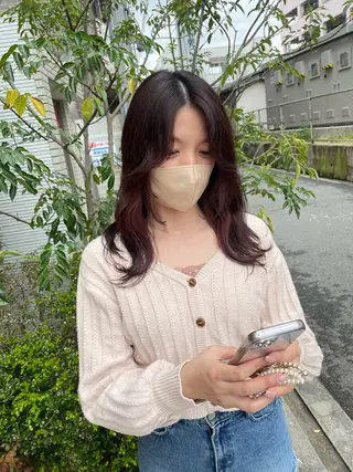 ロング 亀川蓮 Agu hairのヘアスタイル