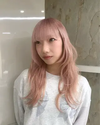 セミロング 表参道 透明感カラー kanako✧*｡のヘアスタイル