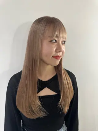 ロング カラー 篠崎 佑季のヘアスタイル