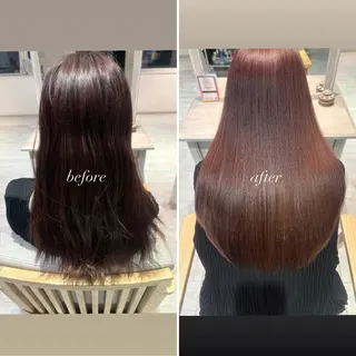 ミディアム ルイマダーナ栄所属・深見 隆太/髪質改善 【シルクエステ】のヘアスタイル
