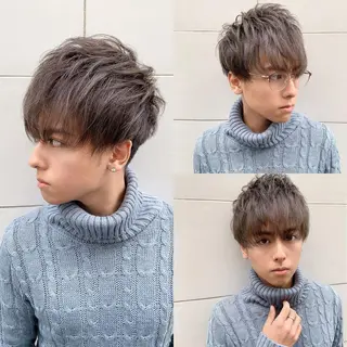 ショート メンズ 【代表】 高瀬慎也/縮毛矯正のヘアスタイル