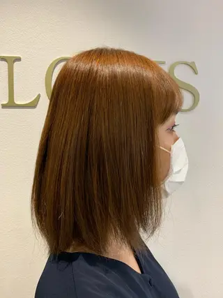 ミディアム カラー 🤍韓国風/艶髪🤍 鳥越美羽のヘアスタイル