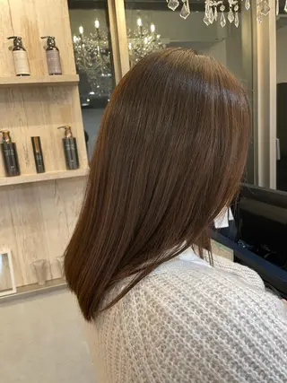 ミディアム カラー 透明感カラー💎 AYAのヘアスタイル