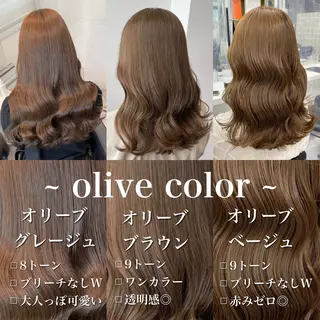 セミロング カラー tocca hair & treatment博多口店所属・【赤み消しカラー】 中野浩太のヘアスタイル