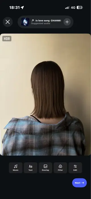 ミディアム 種村 紗菜のヘアスタイル