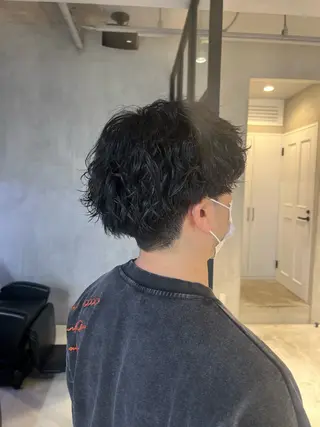 パーマ メンズ しずく🤍🧸 / fifthパーマのヘアスタイル