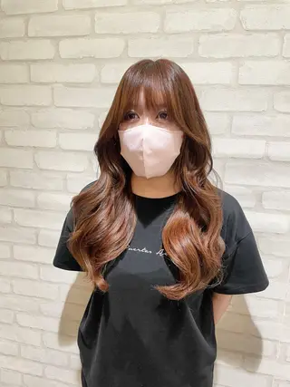 ロング カラー 太田陽葉里/ パーマモデル募集中のヘアスタイル