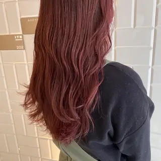 ロング カラー アオイ🩵暖色 /まろやかカラーのヘアスタイル