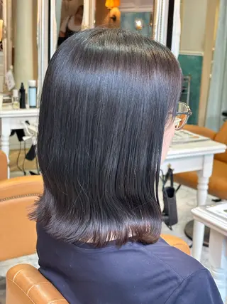 ミディアム 透明感カラー🫧 あいりのヘアスタイル