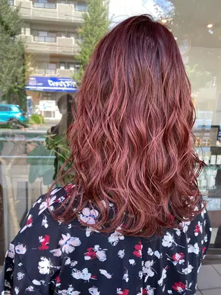 ミディアム カラー ブランシェ小幡駅前店 森樹のヘアスタイル