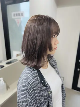 ミディアム カラー ✨【公式】 juhl.横浜✨のヘアスタイル