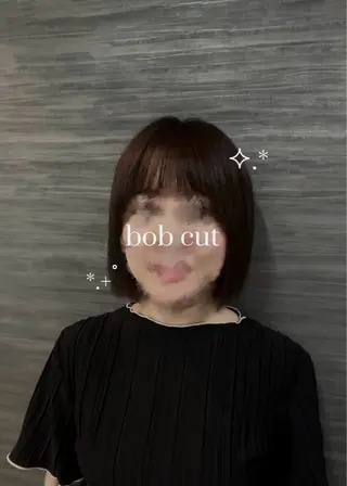 ショート 𝒌𝒂𝒓𝒊𝒏 /大阪/韓国風🩵のヘアスタイル