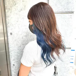 ロング カラー ヘアアレンジ MiU所属・韓国×髪質改善×美髪 縮毛矯正×レイヤーのヘアスタイル