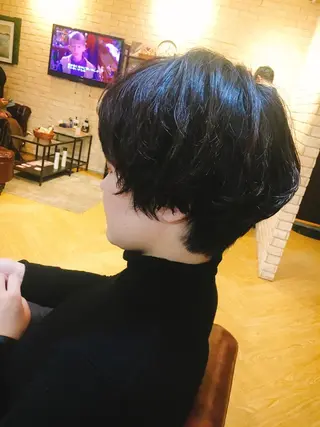 ショート パーマ 髪質改善&韓国風 RINAのヘアスタイル