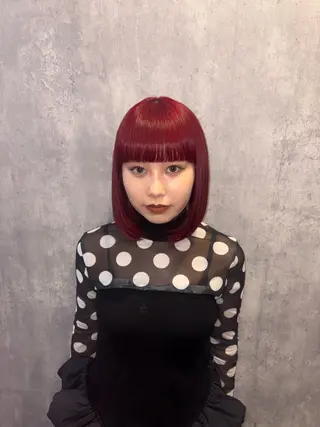 ショート カラー 中島 萌笑のヘアスタイル