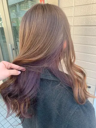 ロング D.I.E.V.A hair 池袋東口所属・杉浦千智💗アイドル 大好き美容師💗のヘアスタイル