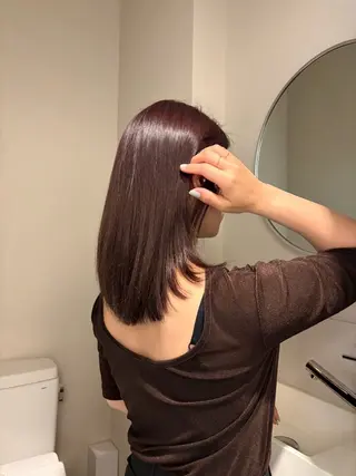 カラー 平良 萌々香のヘアスタイル