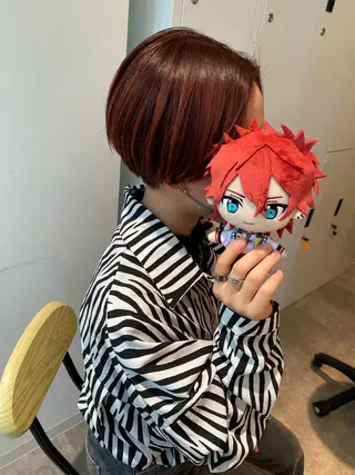 ショート カラー オスズ 🎀´-のヘアスタイル