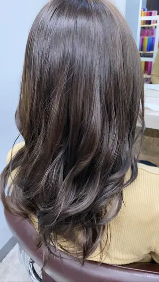 ロング 銀座/レイヤー /髪質改善/韓国ヘアのヘアスタイル