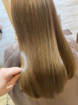 セミロング 髪質改善ヘアエステ　Reve（レーヴ）福島店所属・髪質改善ヘアエステ Reve 福島店のヘアスタイル