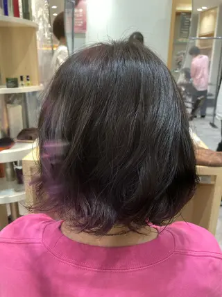 ショート カラー パーマ 小顔似合わせカット/ レイヤー/maiのヘアスタイル