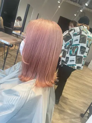 セミロング N＋所属・前田 菜奈子のヘアスタイル