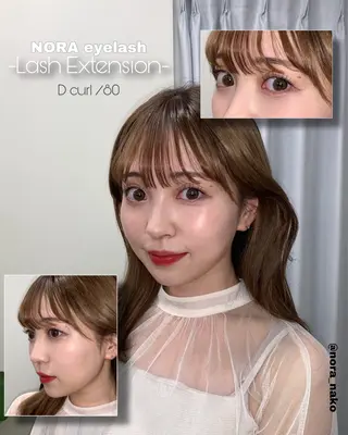 マツエク・マツパ NORAアイラッシュ 🩵NANAKOのマツエク・マツパデザイン