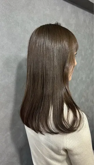 セミロング カラー chouette/ 根本優希のヘアスタイル