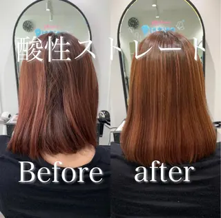 ミディアム 【酸性ストレート】 宮下和明のヘアスタイル