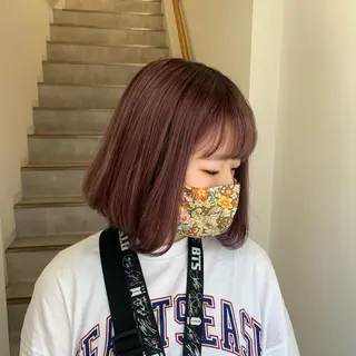 カラー MARU レイヤー/パーマのヘアスタイル