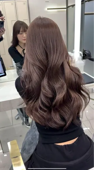 ロング カラー 透明感カラー🫧銀座 sana໒꒱· ﾟのヘアスタイル