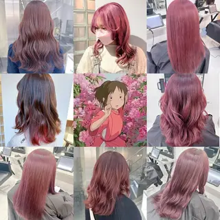 カラー 🍊暖色/ボブヘア chihiro🌼ོのヘアスタイル