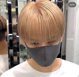 ショート ⭐️メンズ特化⭐️ パーマ カラーのヘアスタイル