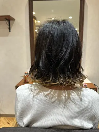 ミディアム ✨髪質改善特化✨副 店長椎葉信乃介のヘアスタイル