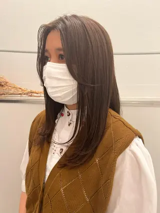 ロング ﾏｽﾀﾞ ｱｲﾘのヘアスタイル