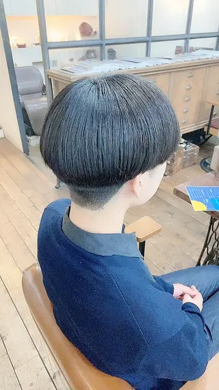 ショート メンズ 國分 伸也のヘアスタイル