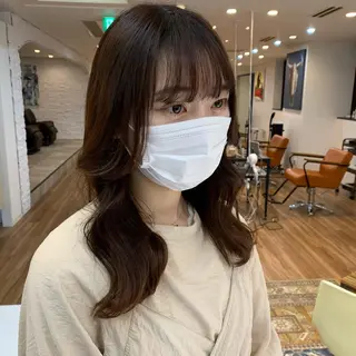 セミロング 【韓国風くびれヘア】 joule小木曽輝のヘアスタイル