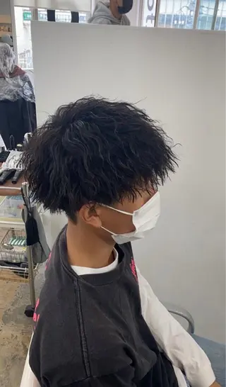 パーマ メンズ メンズショート美容師 💈高橋和真💈のヘアスタイル