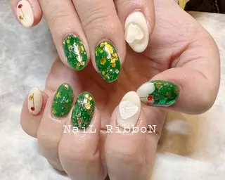 ネイル ネイルリボン 石田のネイルデザイン