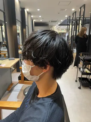 ショート パーマ メンズ 年間2000名以上 担当🔶三浦翔/長町のヘアスタイル